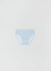 Ovs Five-Pack Cotton Briefs With Stripes
